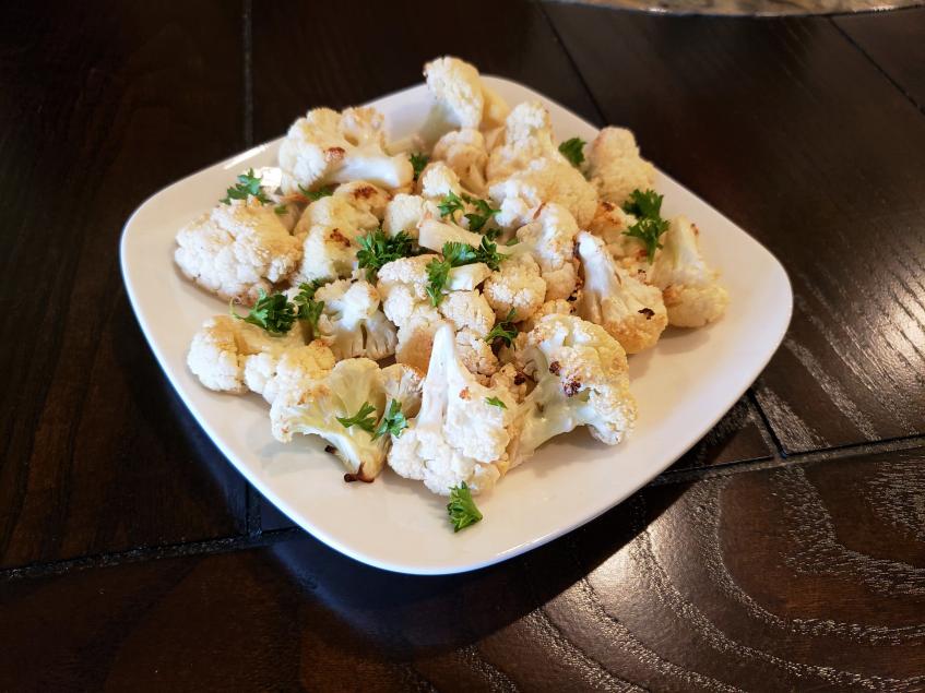 You are currently viewing Roasted Salt & Vinegar Cauliflower “Chips”