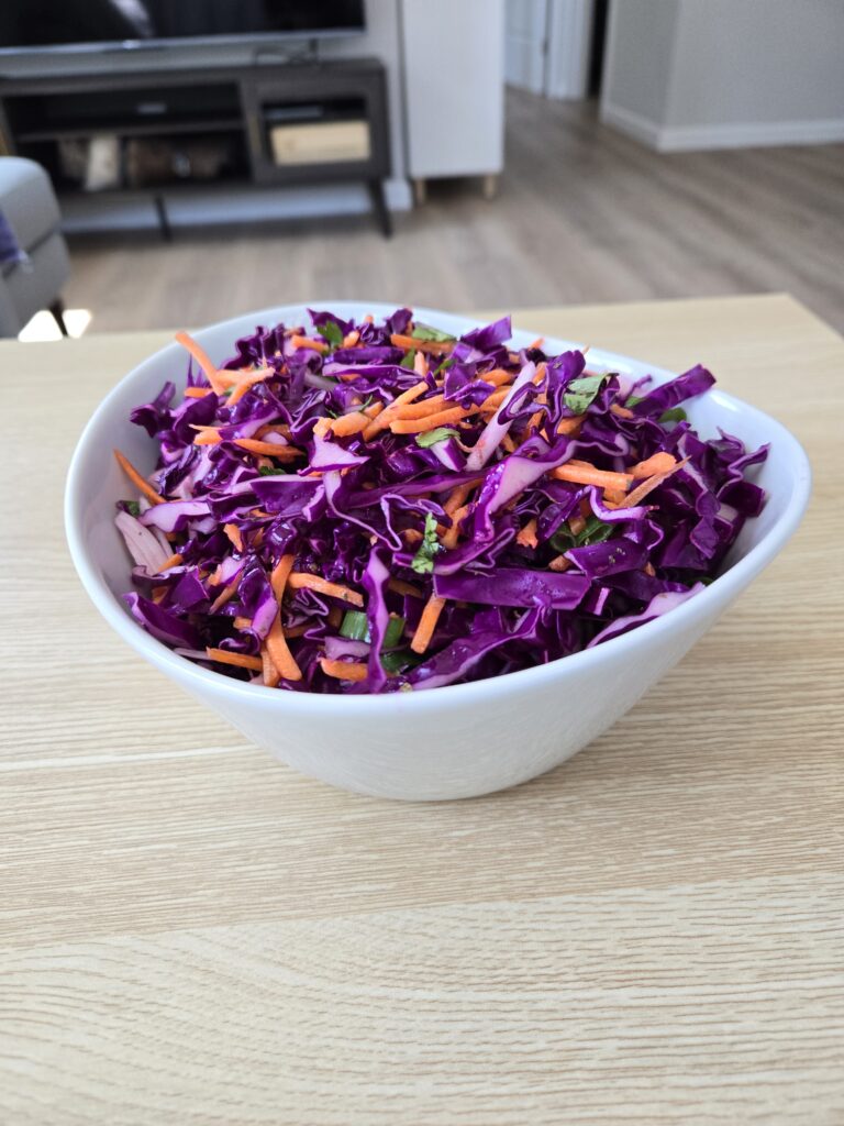 Spicy Slaw without mayonnaise